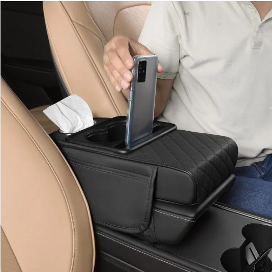 PrimeCabin™ Universal 5 in 1 Leather Car Armrest