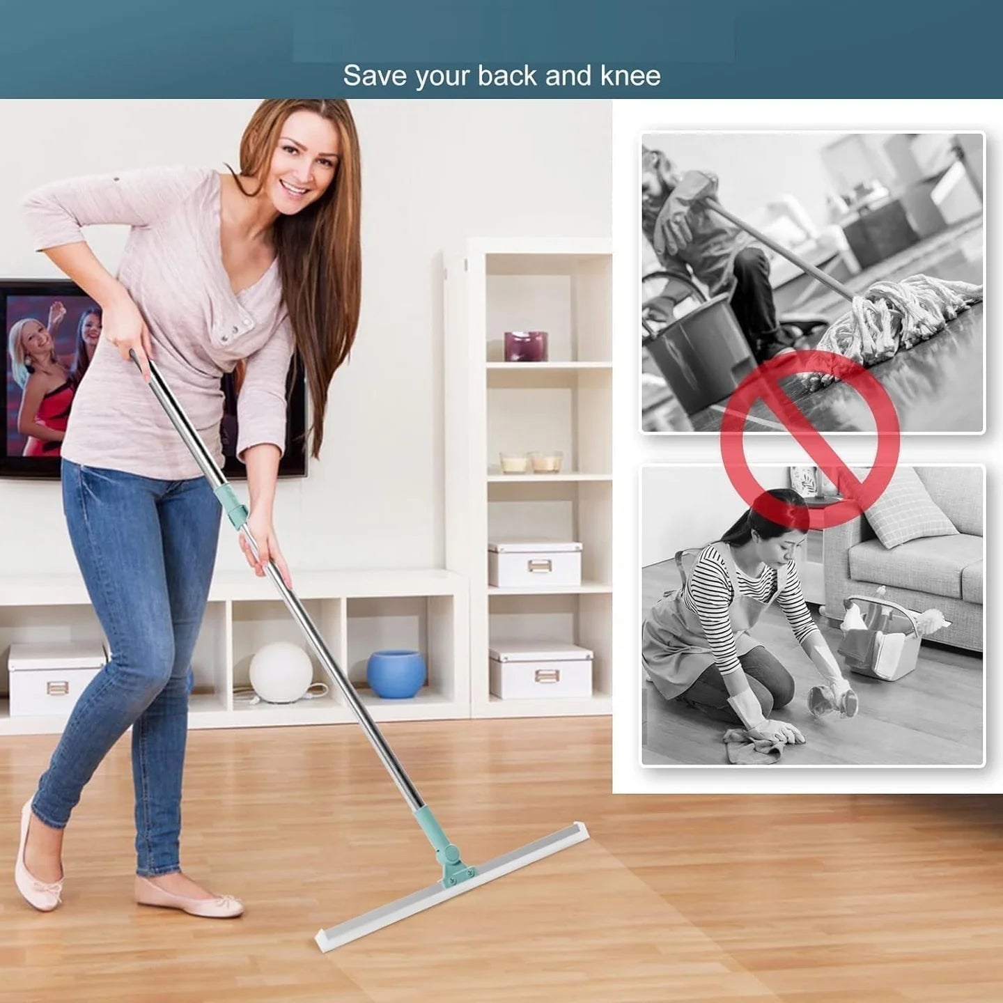 Flexiwipe™  Magic Silicone Wiper and Broom The Ultimate Cleaning Tool