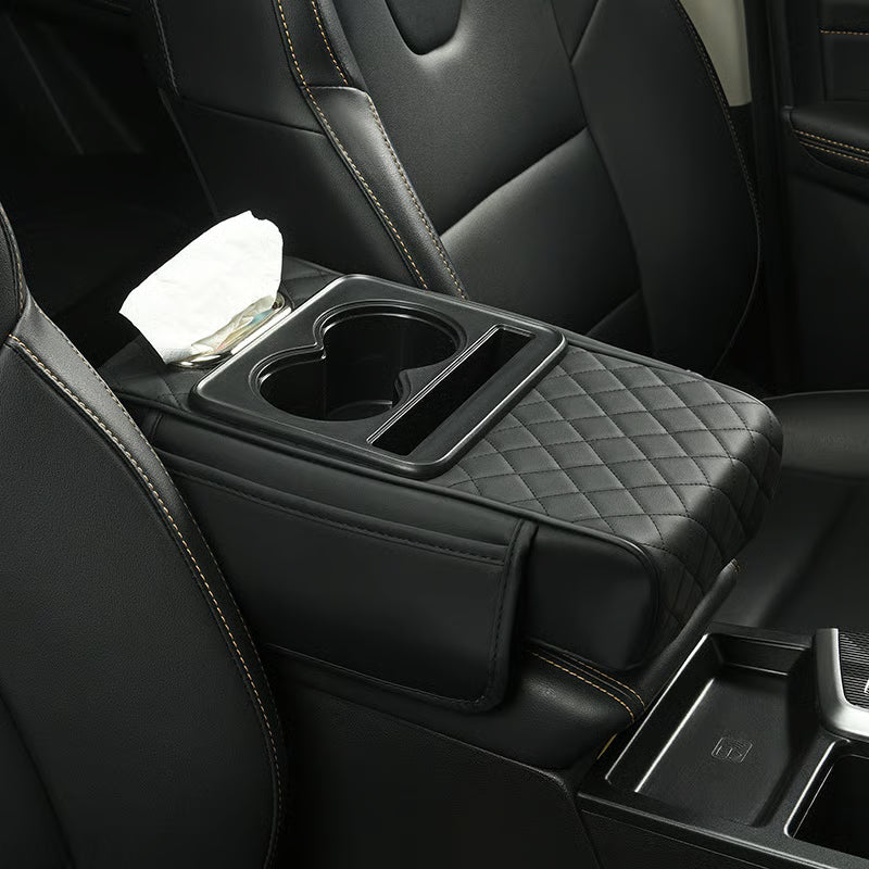 PrimeCabin™ Universal  5 in 1 Leather Car Armrest