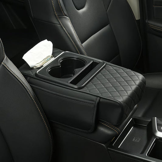 PrimeCabin™ Universal  5 in 1 Leather Car Armrest