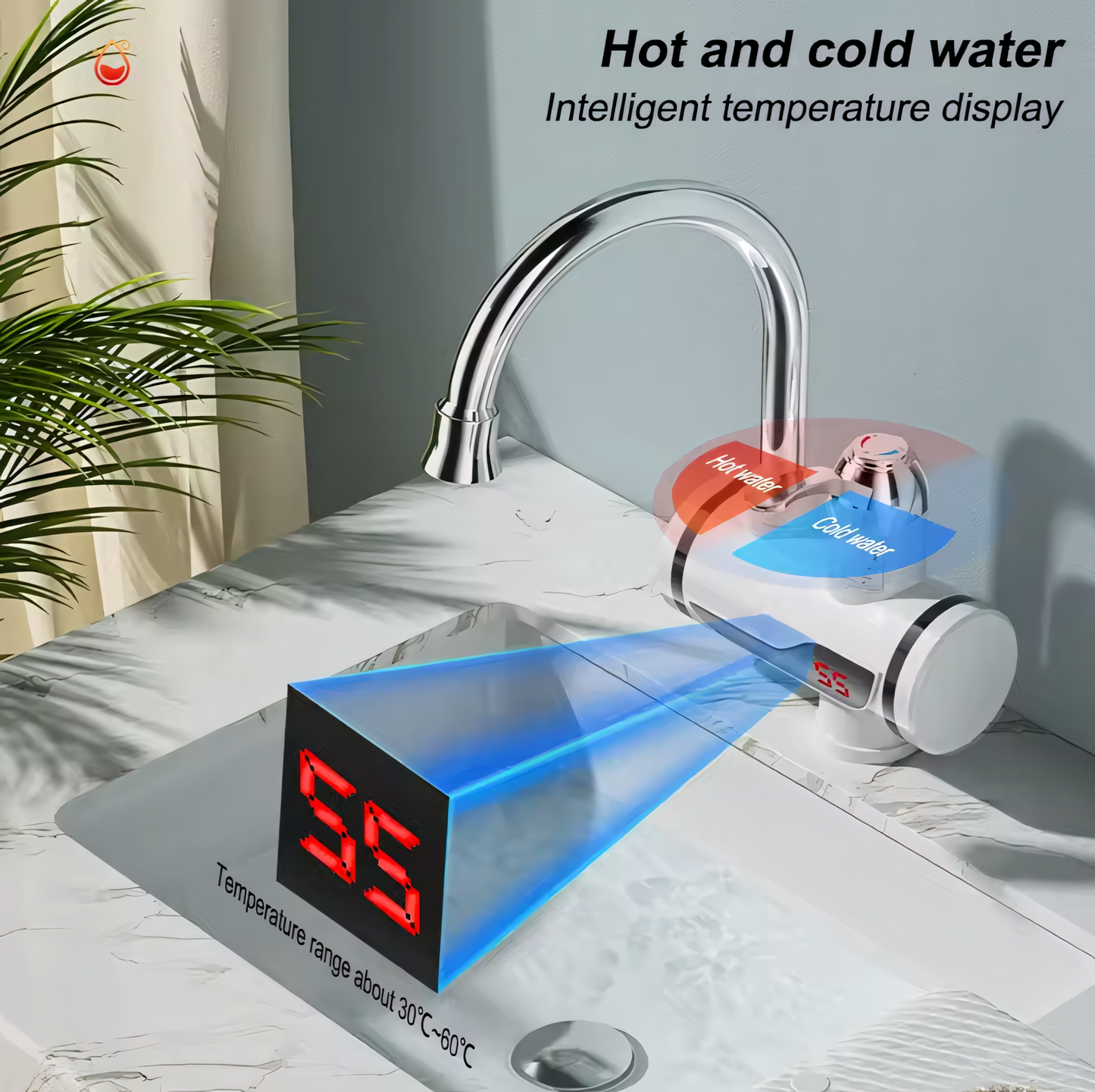AQUAWARM™ 3S PRO Digital Heating Faucet/ Instant Water Heater