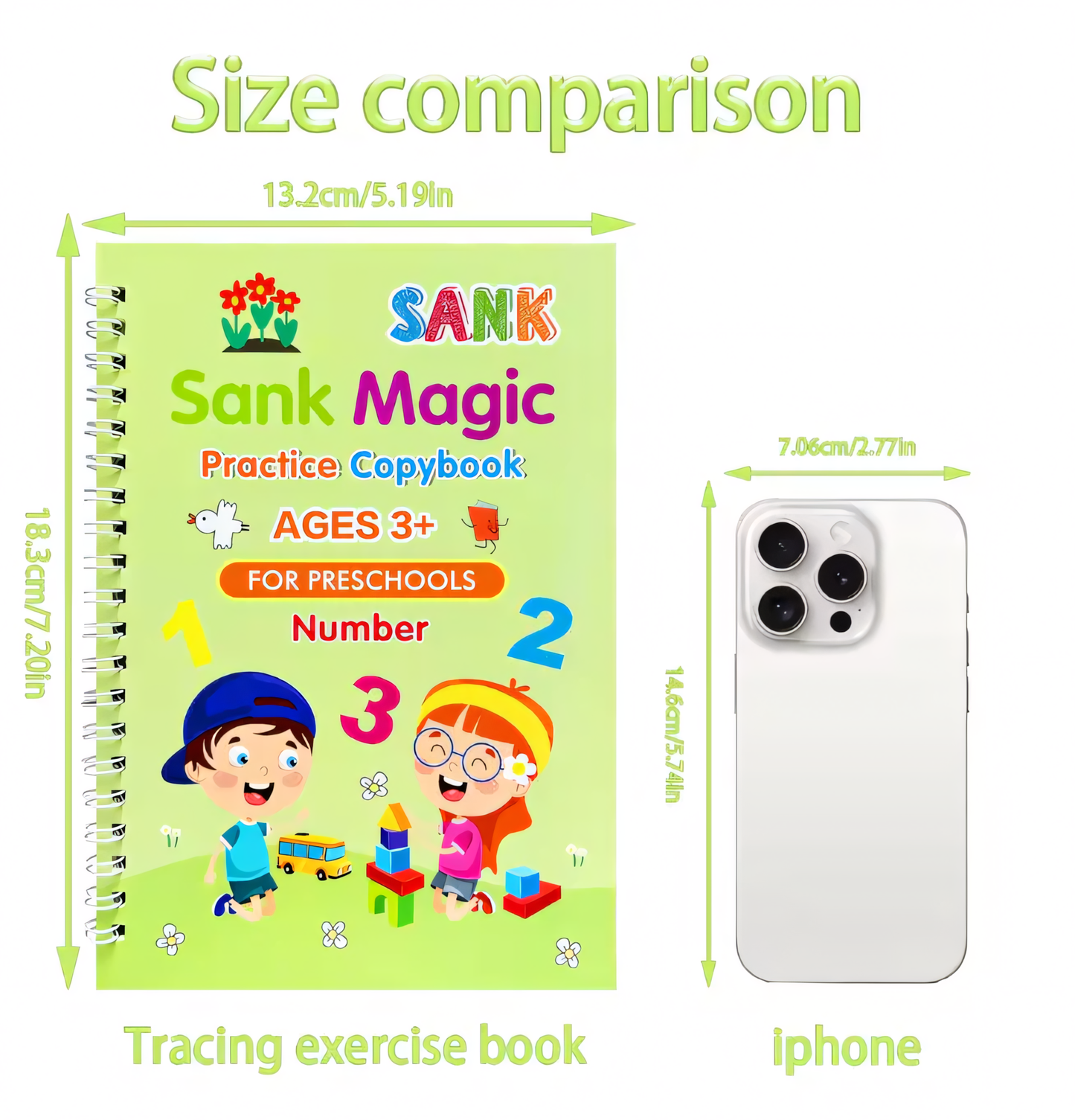 Magic Book™(4 BOOKS,1 PEN,1 GRIP,10 REFILL)