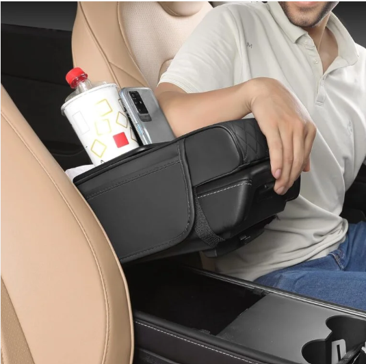 PrimeCabin™ Universal  5 in 1 Leather Car Armrest