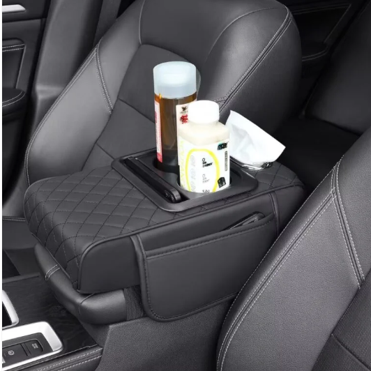 PrimeCabin™ Universal  5 in 1 Leather Car Armrest