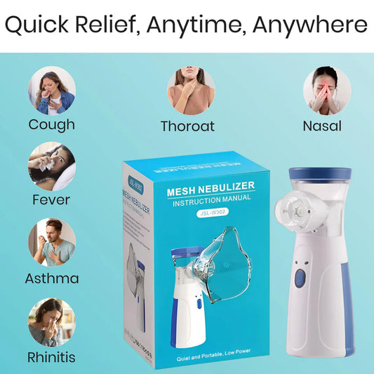 PureBreath™ – Portable Nebulizer | Gentle Vapour | Safe Relief Anytime, Anywhere